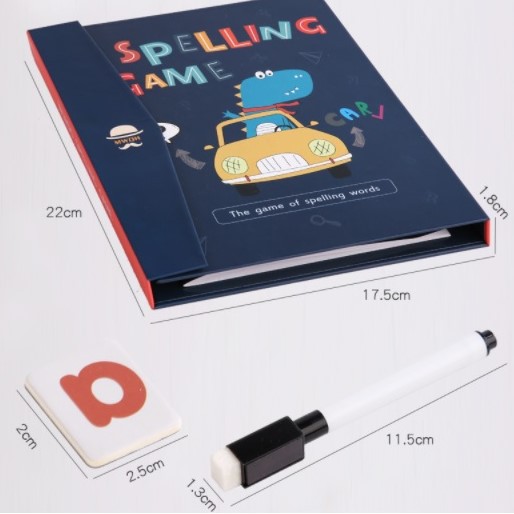Bộ Spelling Game Học Ghép Vần Tiếng Anh - Giúp Bé Học Ghép Chữ Và Số - Đồ Chơi Phát Triển Trí Thông Minh Cho Trẻ Em