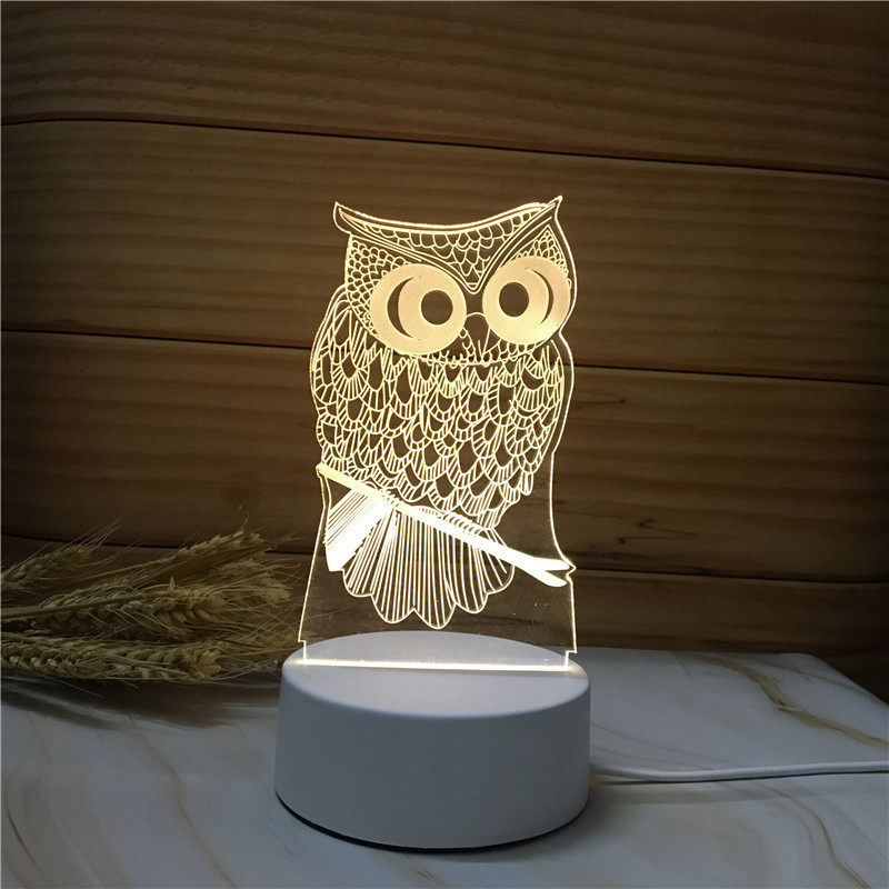 Đèn ngủ 3d led nhiều mẫu hình cực đẹp - được chọn hình