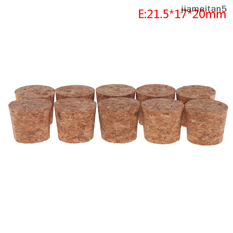 🍀 10 cái nút chai rượu thủy tinh nắp nút chai lọ đựng bánh pudding