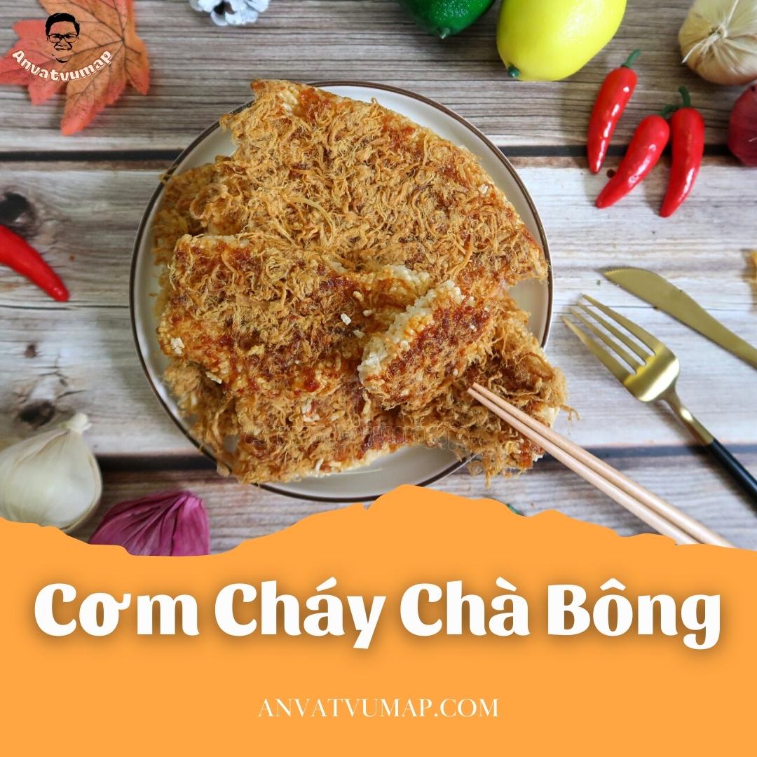 [ANVATVUMAP - NHÀ LÀM 100%] Cơm Cháy Siêu Chà Bông 500gr Loại Ngon Ăn Bá Cháy