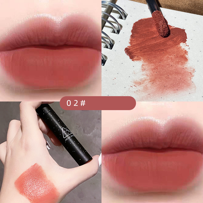 BEAUTYBIGBANG Velvet Matte Lip Glaze Matte Waterproof Long-lasting Lipstick