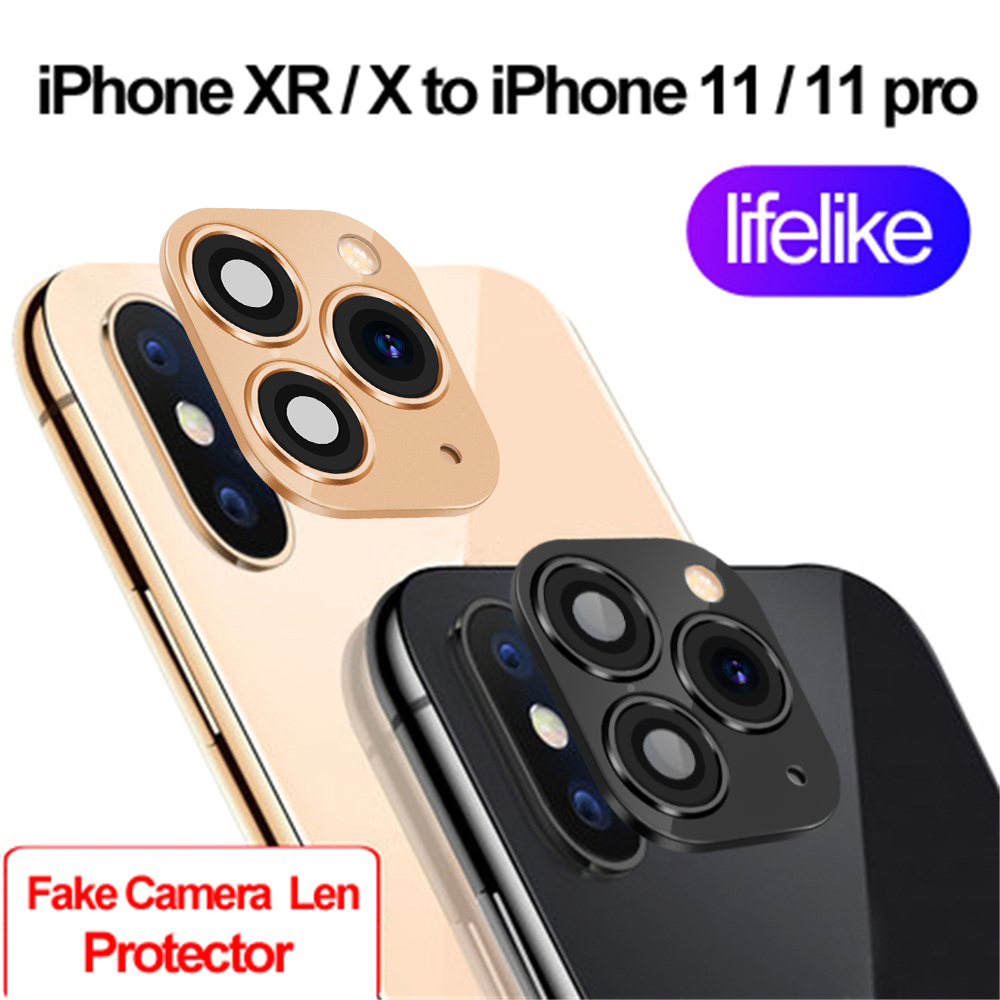 Fake Camera Lens Sticker For iPhone Phone Screen Protector for X / XS Max Change to iPhone 11 pro Max. 