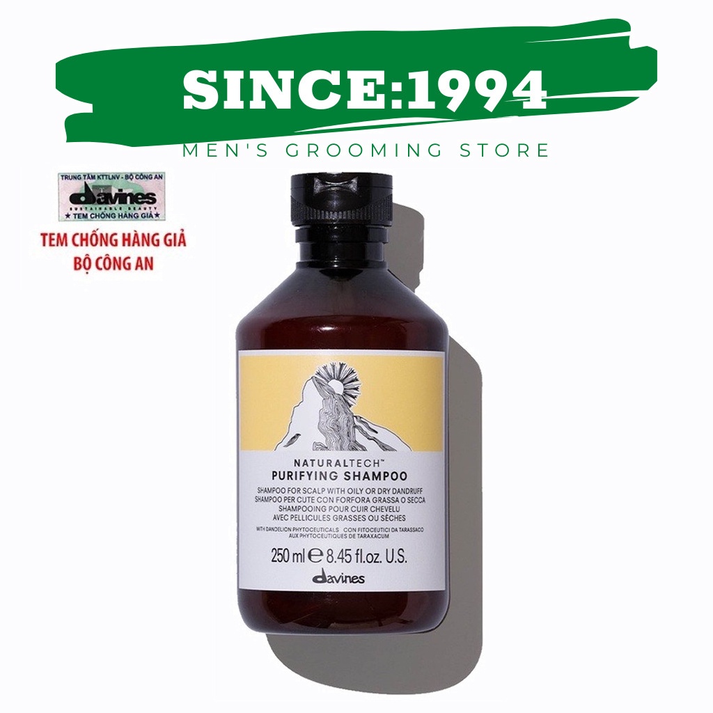 [Chính Hãng] Dầu gội chống gàu Davines Purifying Shampoo 250ml