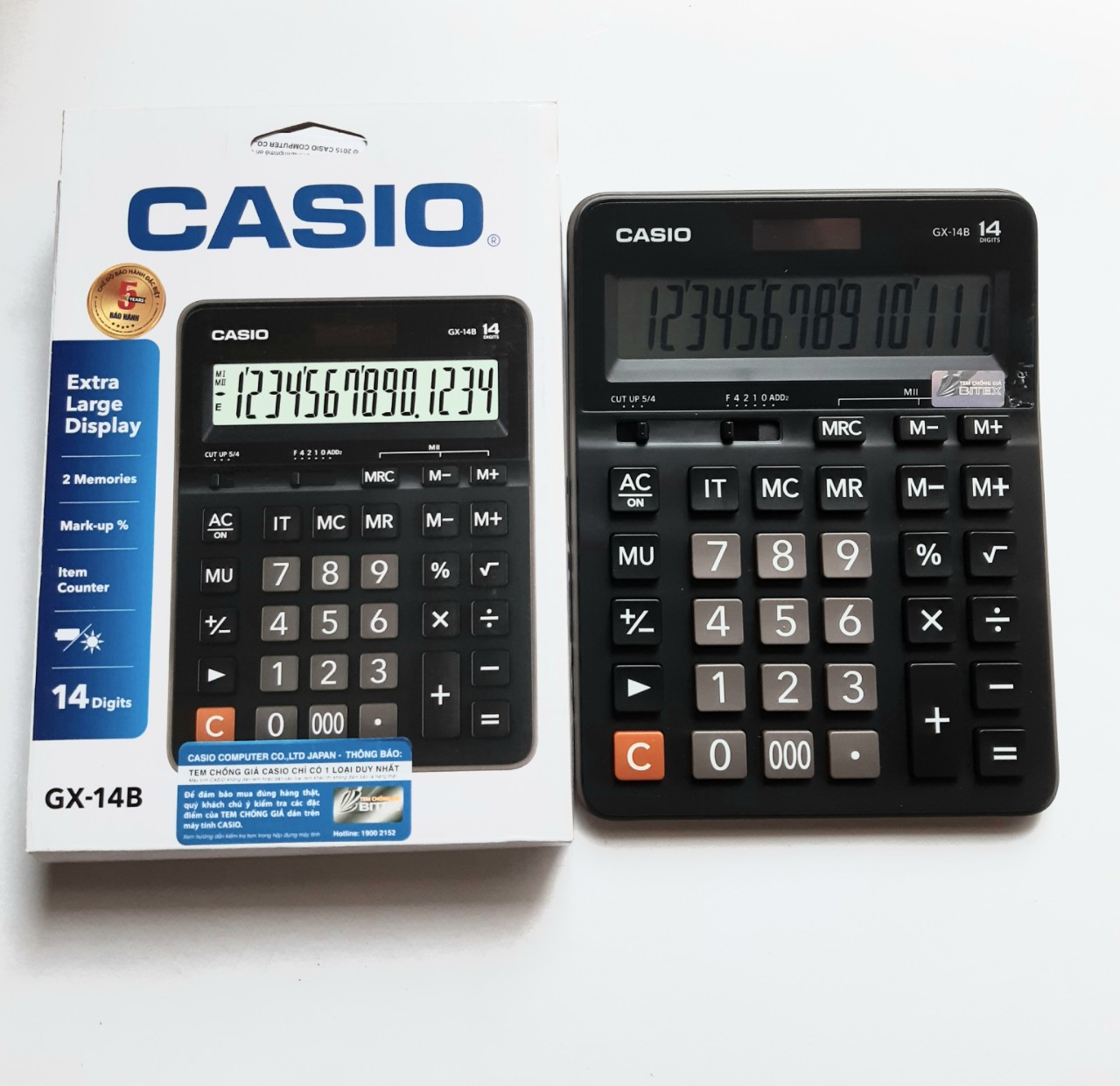 Máy tính casio gx-14b