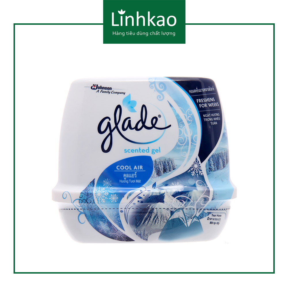 [Tặng khăn] Combo 2 Sáp Thơm Glade 180g nhiều hương