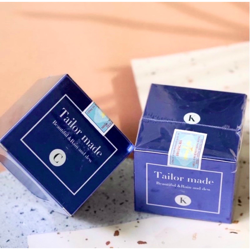Bộ kem nám tailor made K (Whiten Color) - C (Color Cream) mới Miga