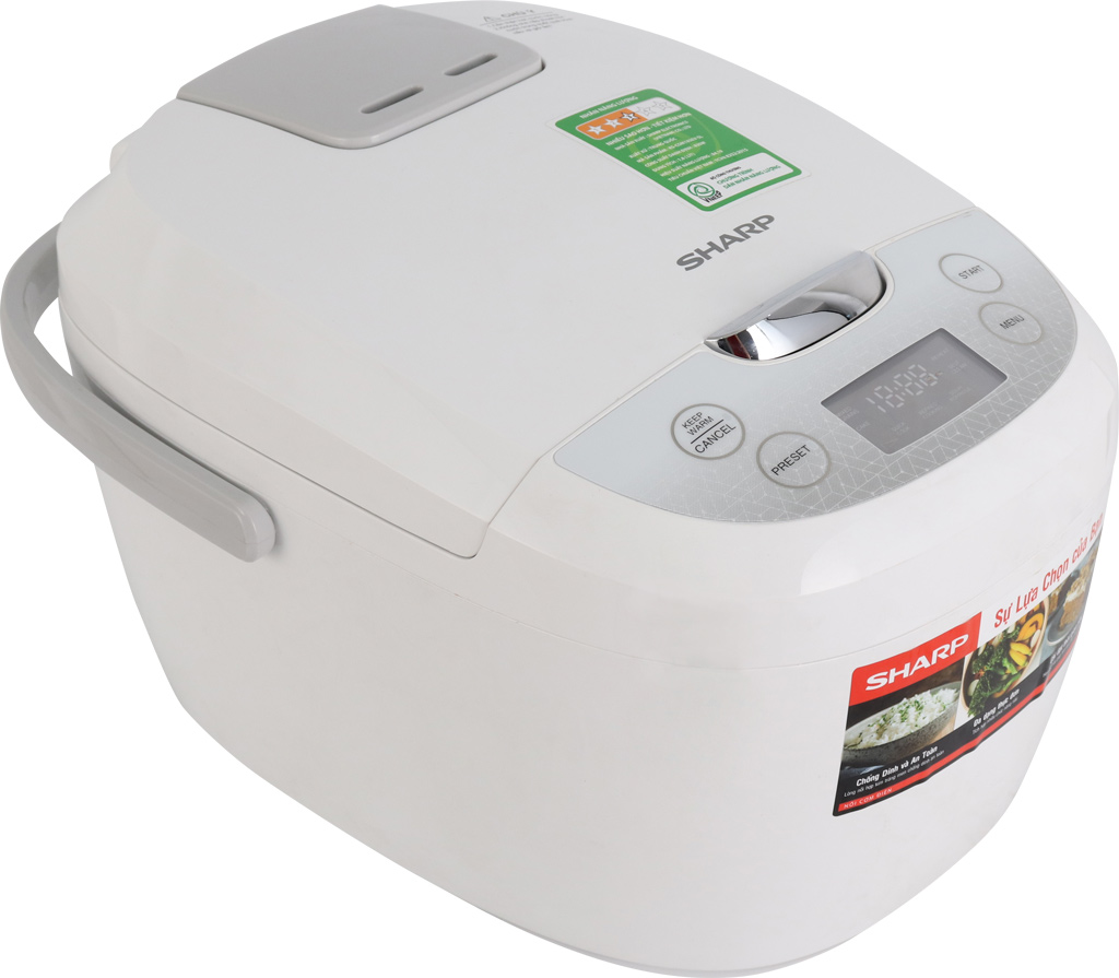 Nồi cơm điện tử Sharp 1.8 lít KS-COM185EV-SL