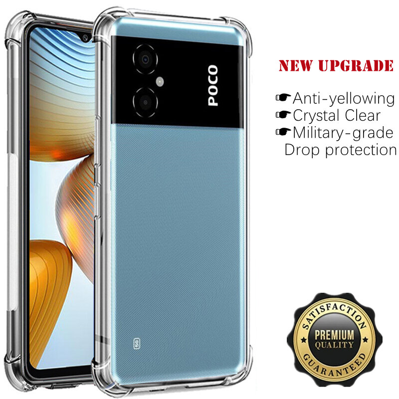 HAOYE Coque pour Xiaomi Poco M5 / Xiaomi Poco M4 5G, Style de Peinture aux Couleurs Fraîches Transparent TPU Bumper Souple Silicone Ultra Mince Housse Antichoc Étui, Panda
