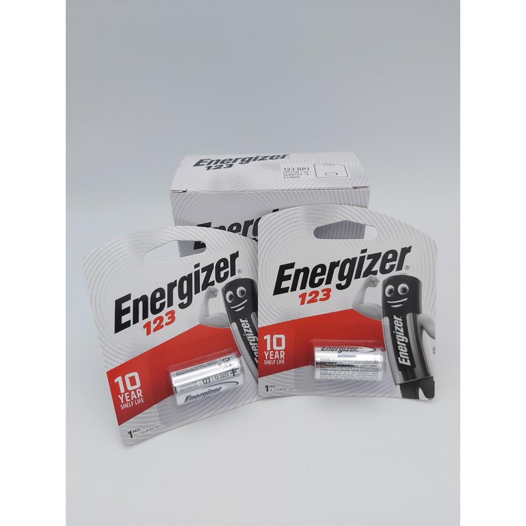 Vỉ 1 viên pin CR123 / CR 123 Eergizer Lithium 3V hàng chính hãng