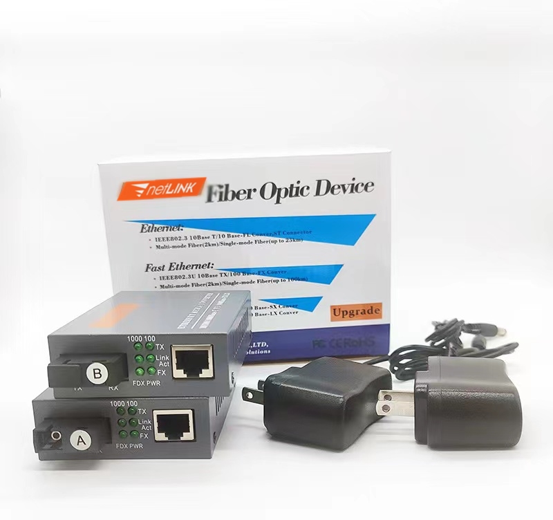 Netlink Gigabit Media Converter Mbps Htb Gs A B Fiber Optic Km Single Mode