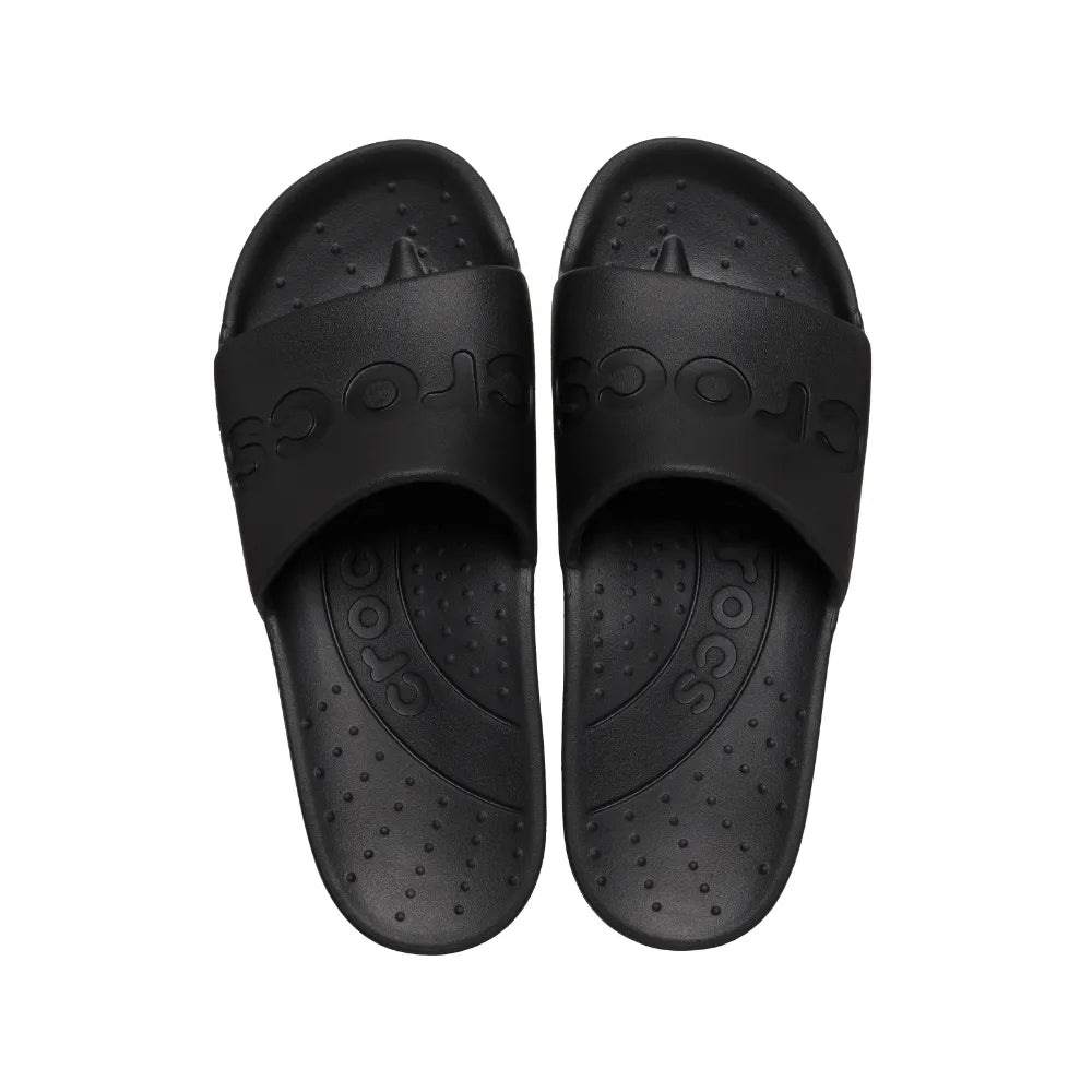 Dép quai ngang Unisex Crocs Slide - Black - 210088-001