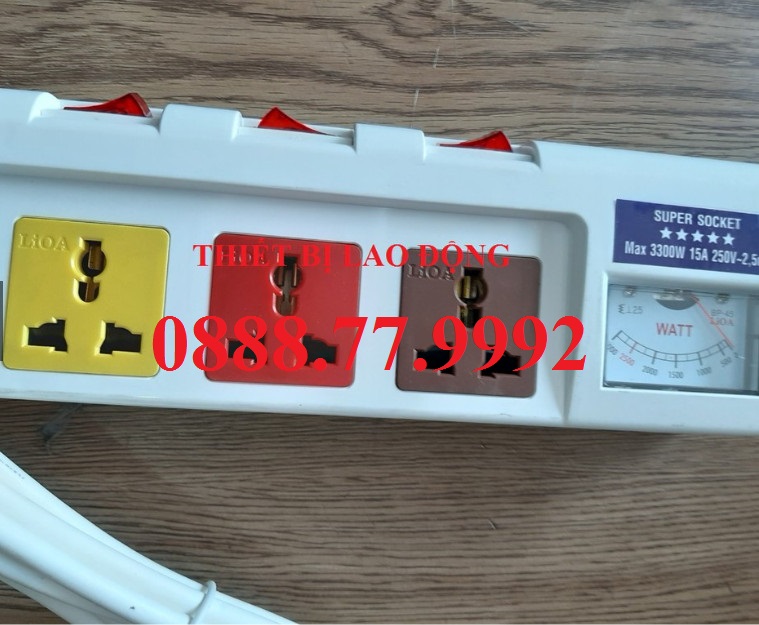 Ổ cắm điện Lioa 6OFSSA2.5-3 Trắng