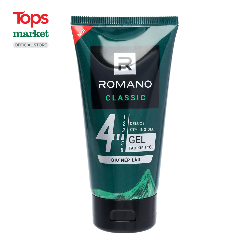Gel Vuốt Tóc Romano Classic Giữ Nếp Lâu Mềm Tóc 150G