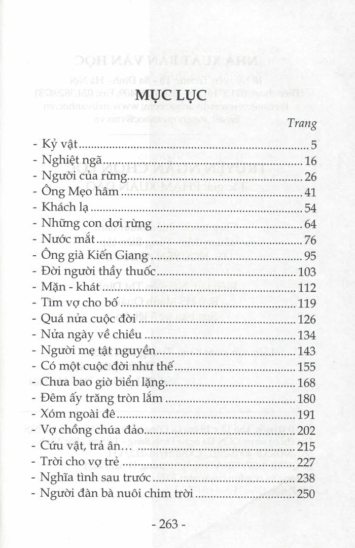 Truyện Ngắn Tuyển Chọn