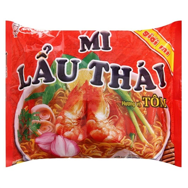 Mì lẩu thái tôm gói 80g, mì ăn liền acecook