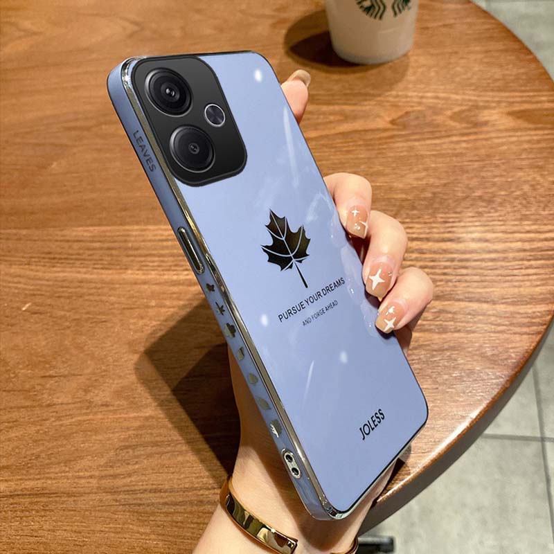 For%20Xiaomi%20Poco%20M6%20Case%20Shining%20Maple%20Leaf%20Design%20soft%20plating%20For%20Xiaomi%20Poco%20M6%204G%20Back%20Cover%20Phone%20Cases%20-%20Image%202