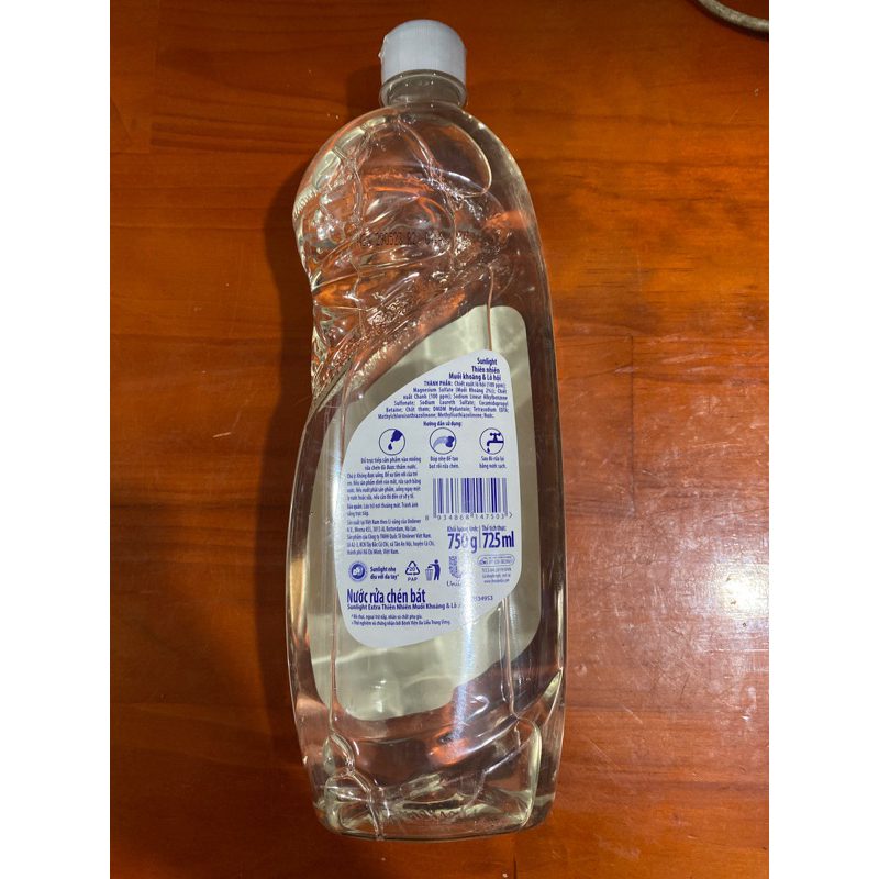 Nước Rửa Chén Sunlight Muối Khoáng& Lô Hội