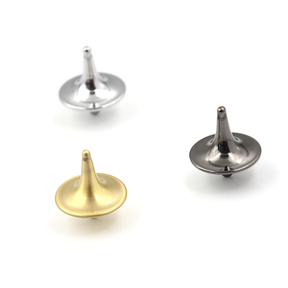 Turbobm Metalen Gyro Grote Nauwkeurige Zilveren Spinning Top Hot Movie Totem Print Spinning Top Zilver Vintage Speelgoed De Perfecte Balans tussen Prestaties en Schoonheid voor Gift