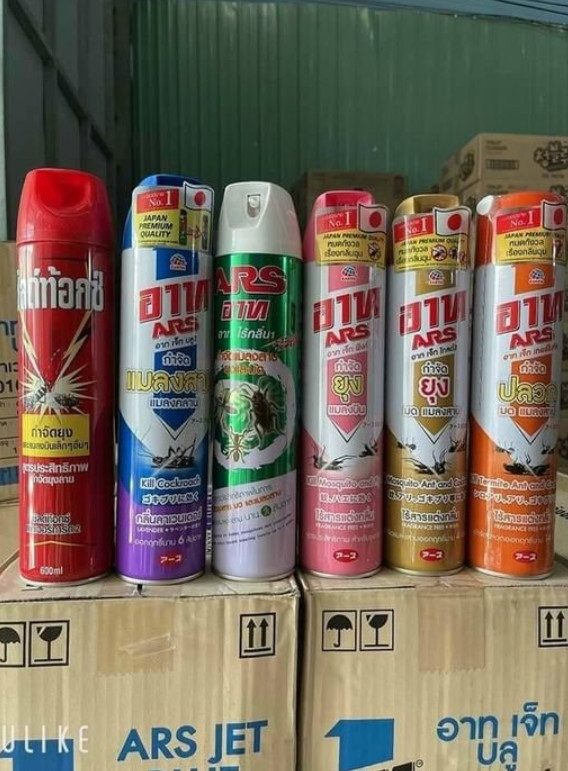 [HCM]Xịt côn trùng ARS Thái Lan (chai 600ml)
