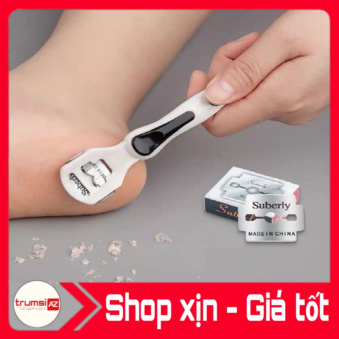 Chà gót chân hộp kim loại Suberly