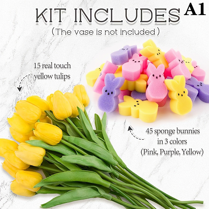 Easter%20Tulips%20Peeps%20Bunnies%20Vase%20Filler%20Set,%20Easter%20Decorations,%20Spring%20Decor%20Home%20Indoor%20Decoration%20Centerpieces%20For%20Tables,%20NO%20VASE%20-%20Image%206