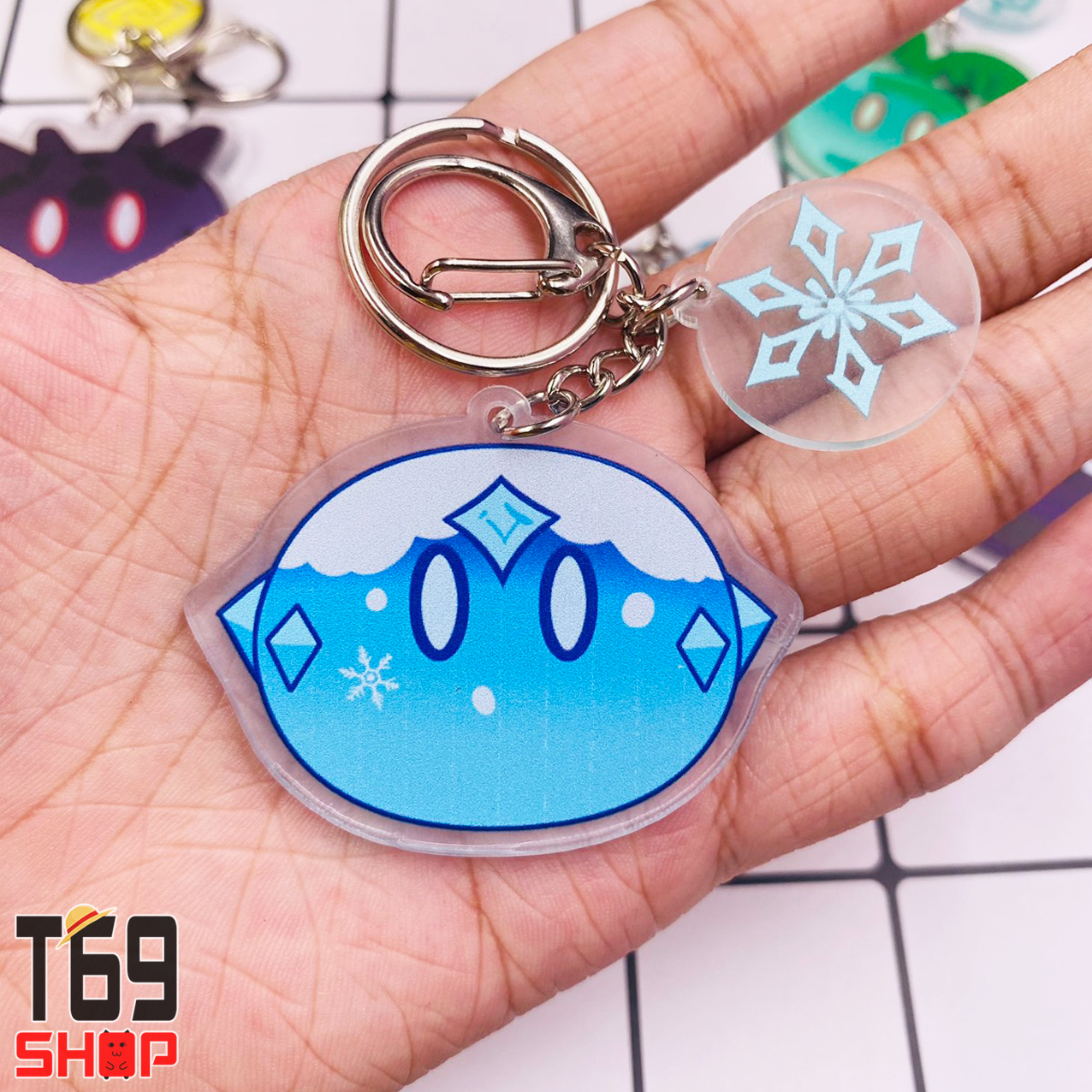 Móc khóa mica game Genshin Impact - Slime [T69 Shop]