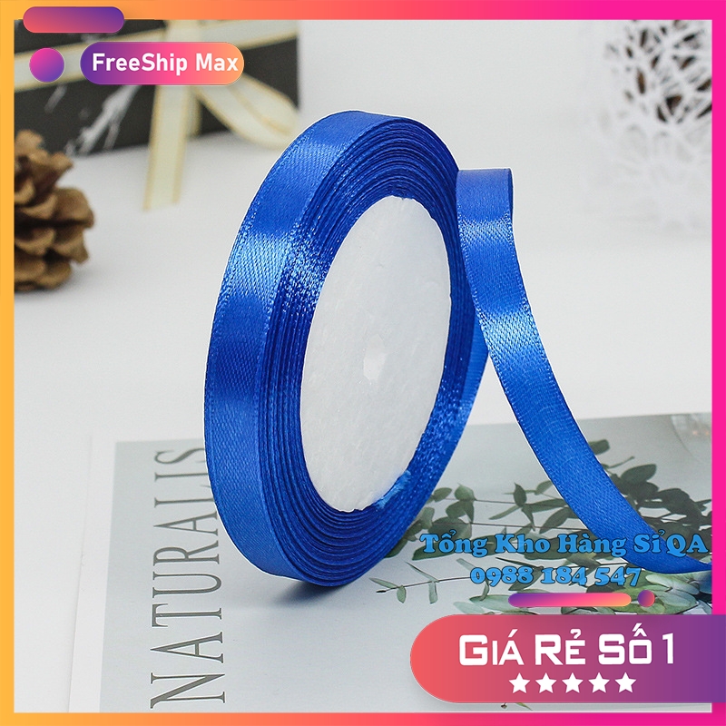 (Sỉ cuộn 22 mét) Ruy băng lụa satin bản rộng 1cm