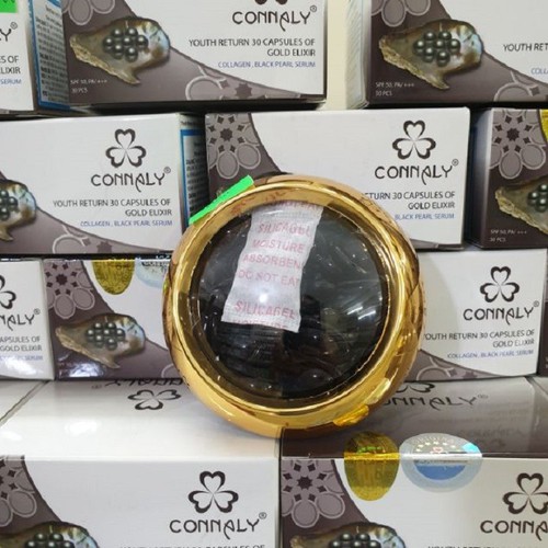 Serum nám Collagen và ngọc trai đen Connaly 30 viên
