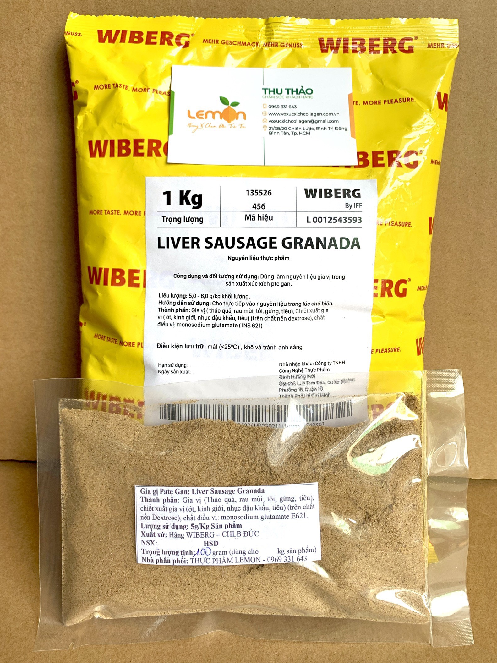 [100g-500g] Gia vị làm Pate thơm ngon chuẩn vị - Tổng hợp gia vị tự nhiên nhập khẩu Đức