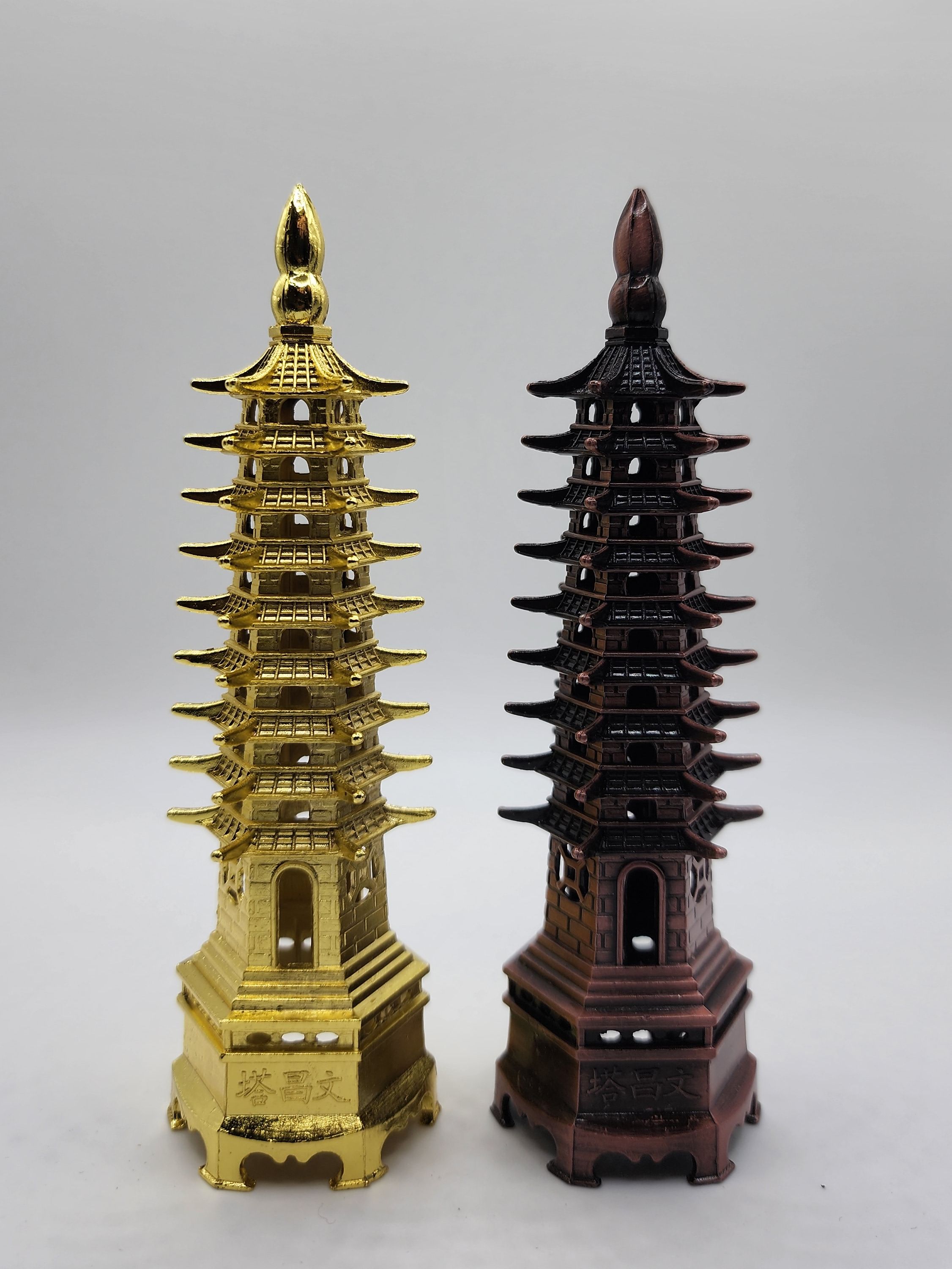 SG Seller Ready Stocks) Wenchang Pagoda Nine Storey Ornament