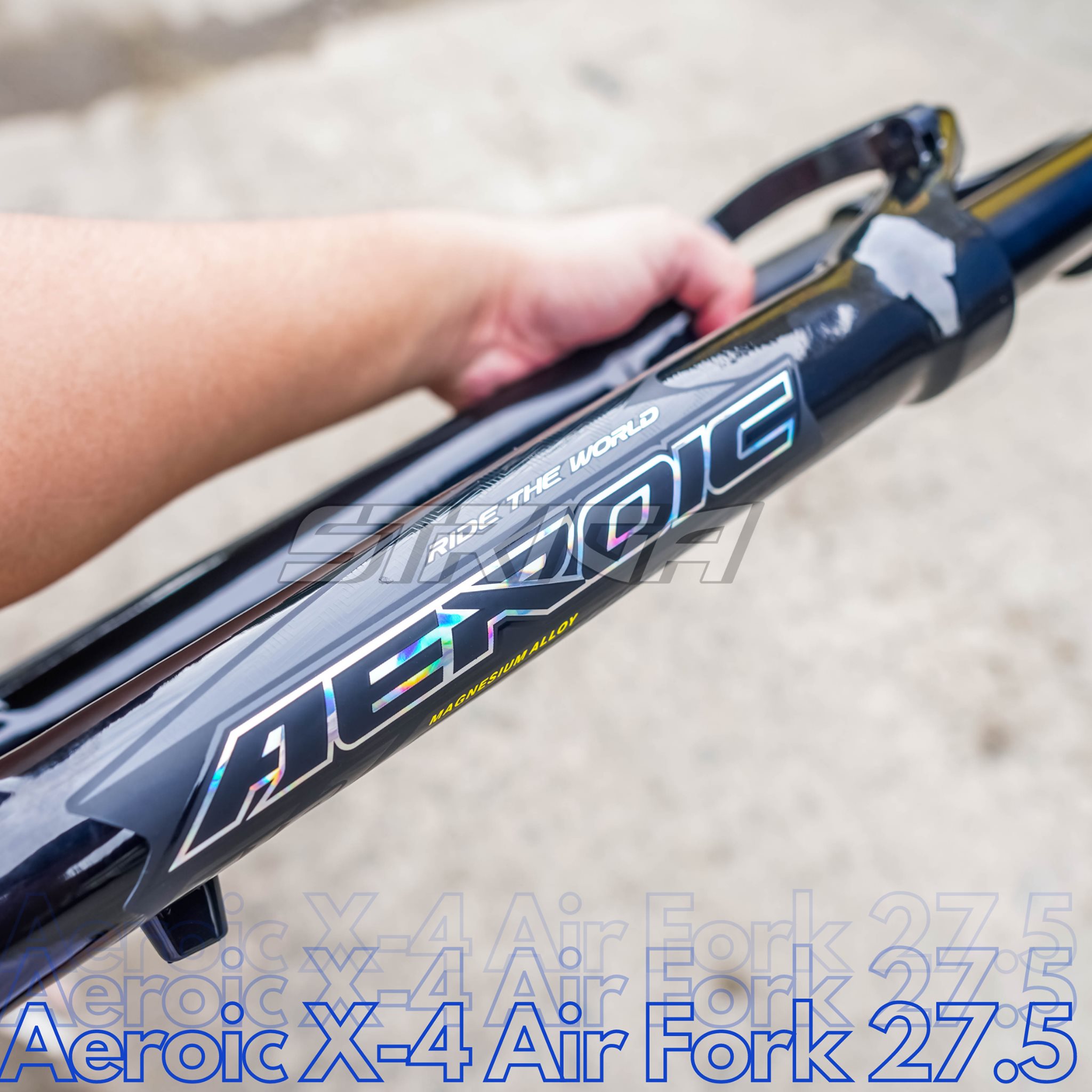 Aeroic X-4 MTB Air Fork 32mm Stanchion 110mm Travel (Black