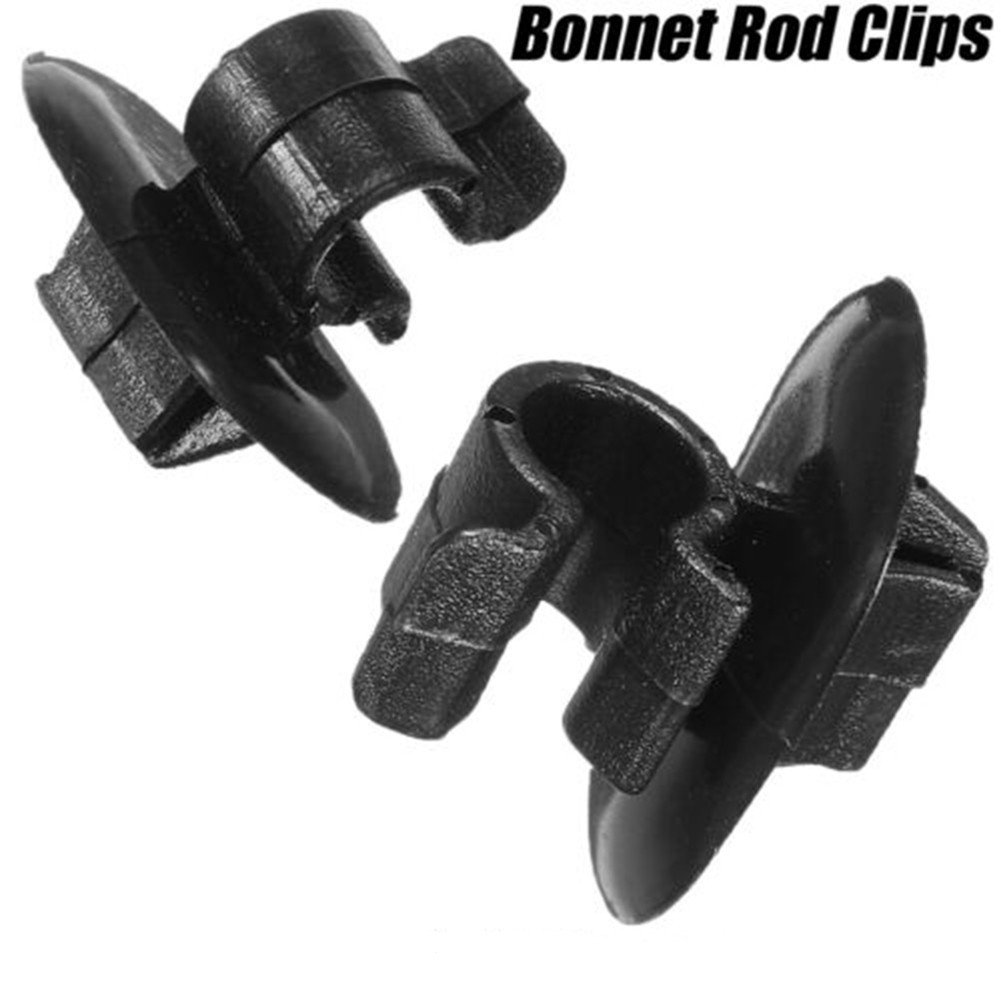 For Vivaro Clips Bonnet Stay Durable Practical Black Different Sizes
