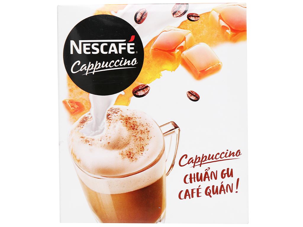 Cà phê Cappuccino NesCafé vị caramel 200g