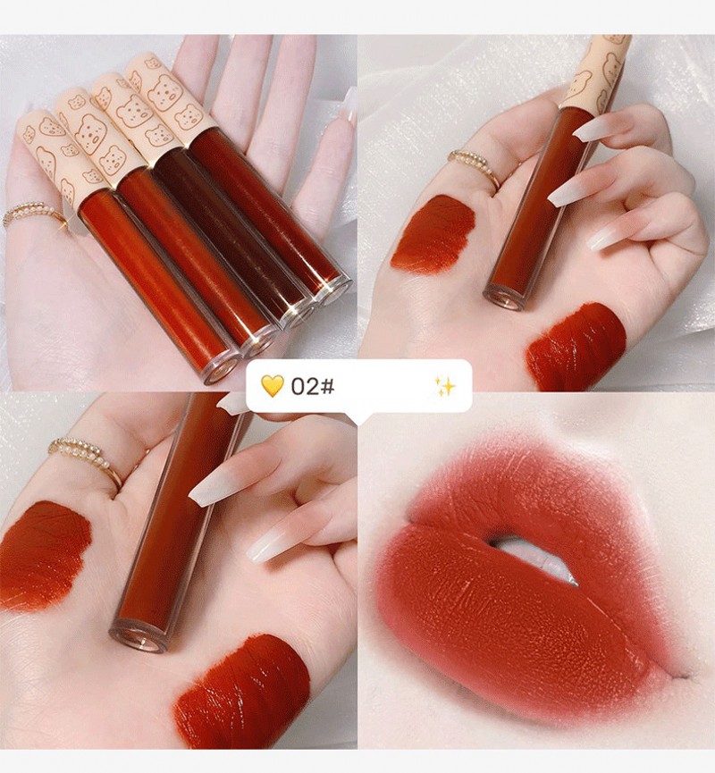 [Charming women] Matte Lip Tint Moisturizing Long-Lasting Lip Gloss Lip Tint Set Tattoo Liptint Liquid Lip Glaze Lip Makeup Kit