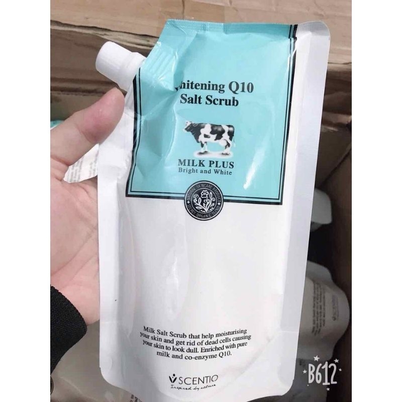 Muối bò q10 tẩy da chết thái lan 300g