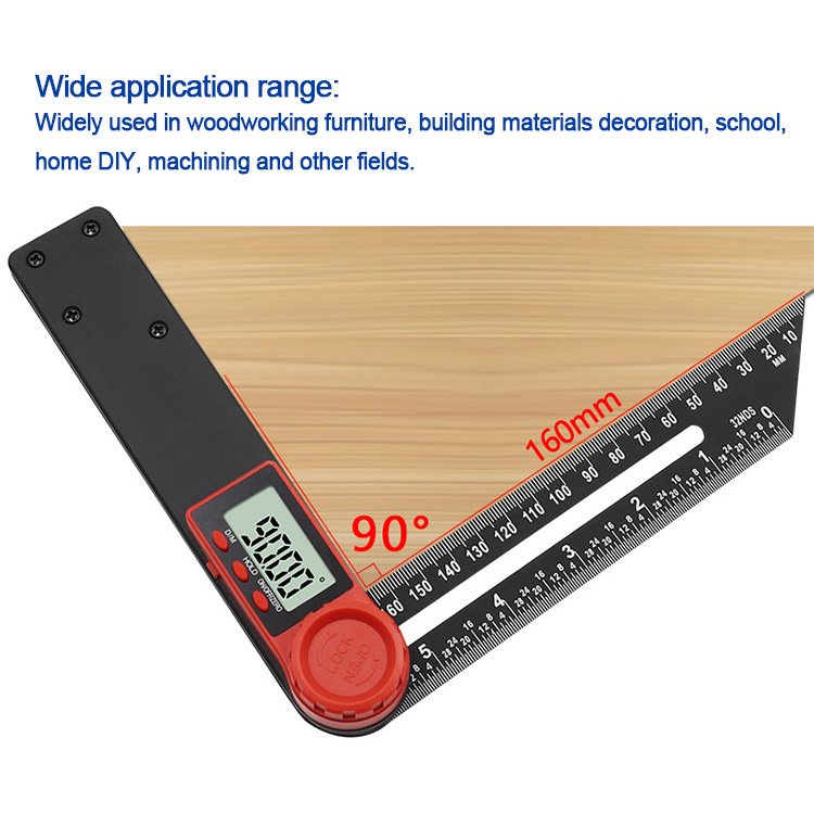NEW 【Too much love!】Digital Angle Rulers Gauges Tri Square Sliding T ...