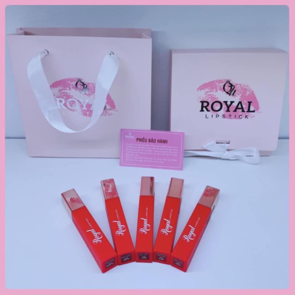 [ Son kem siêu lì chính hãng--Son Royal lipstick An toàn 100% cho mẹ bầu]