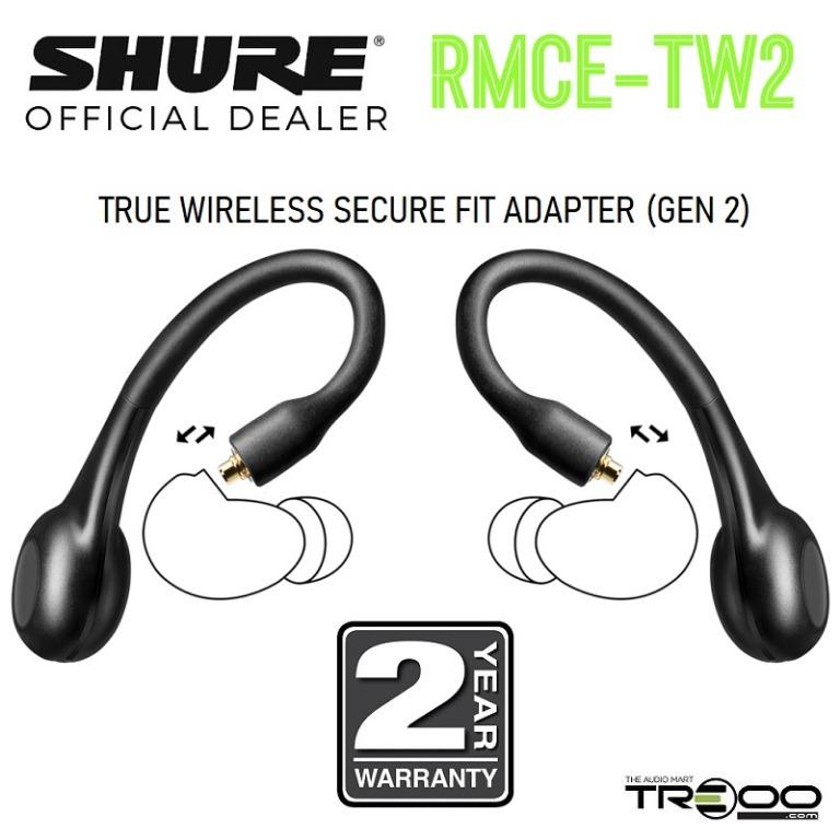 Shure RMCE-TW2 True Wireless Secure Fit Adapter Gen 2