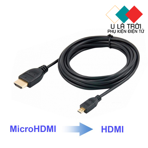 Dây Cáp Chuyển Micro HDMI To HDMI dài 1.5m