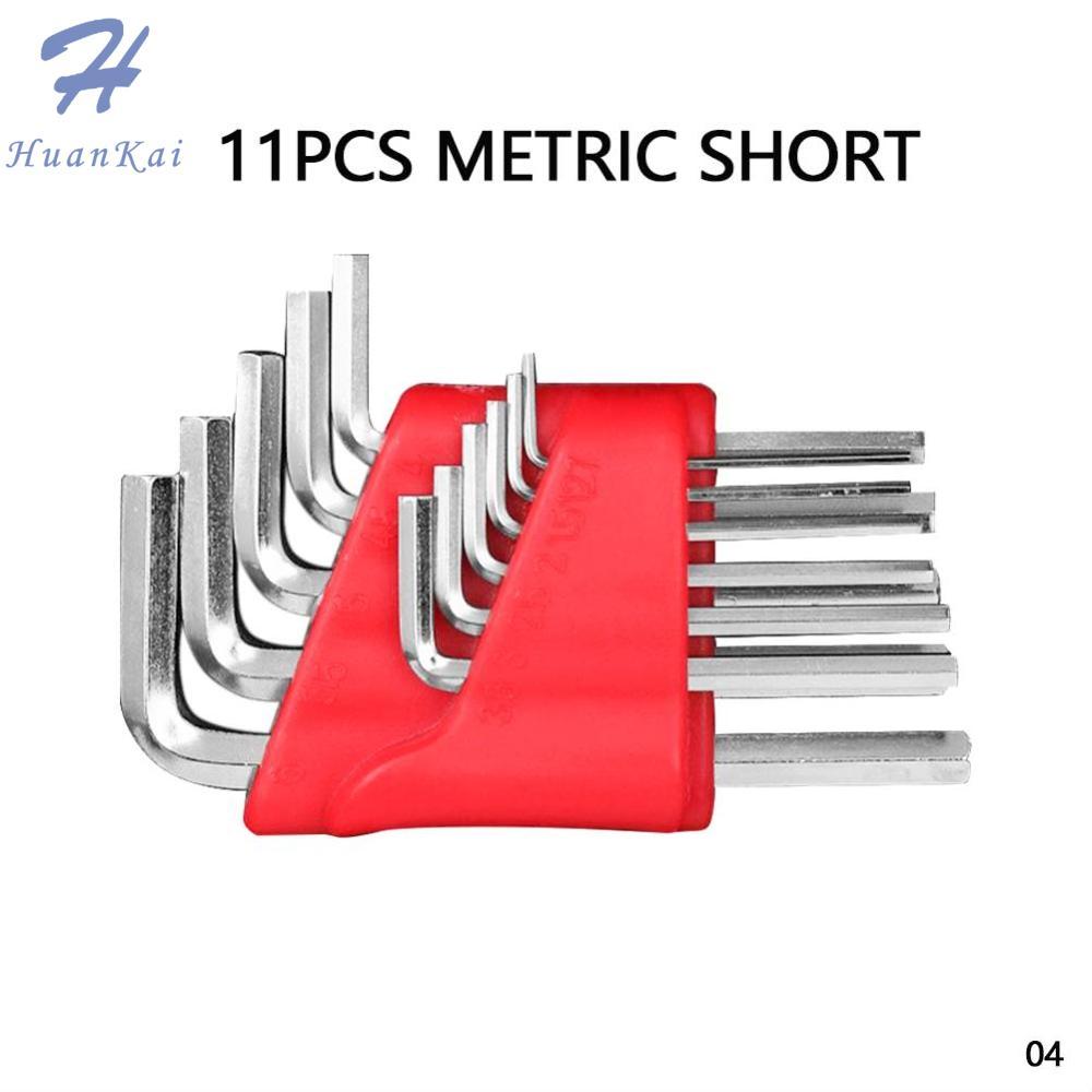 5/8/11Pcs 1.27-6mm Hex Key Set Allen Wrench Metric WrenchAllen Wrench Metric Wrench Inch Wrench L Type Wrench 0.05-1/4