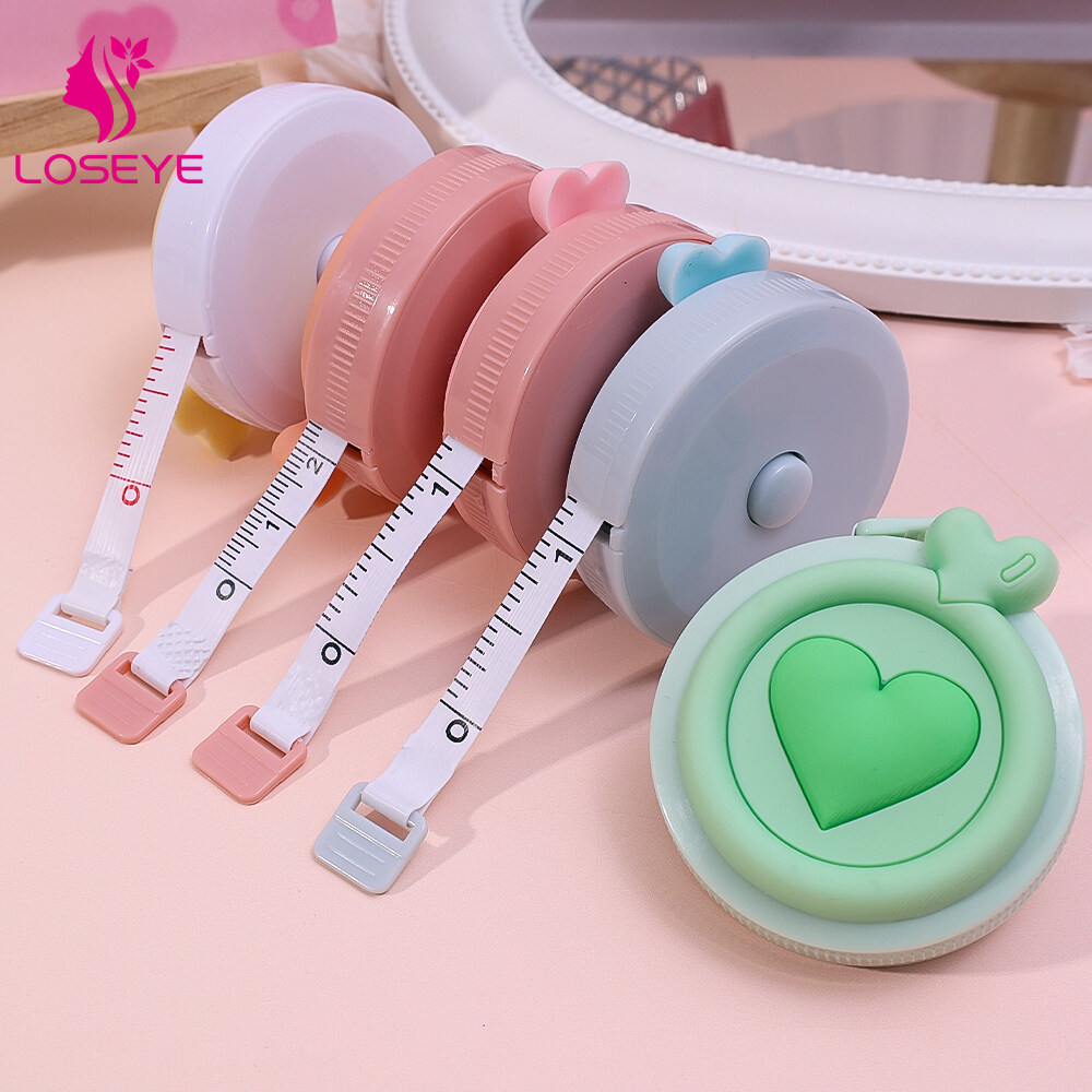 Băng keo may đo hộ gia đình đa chức năng thước dây tự động thu vào Mini 1.5m cầm tay cho thước đo quần áo đo vòng eo chân