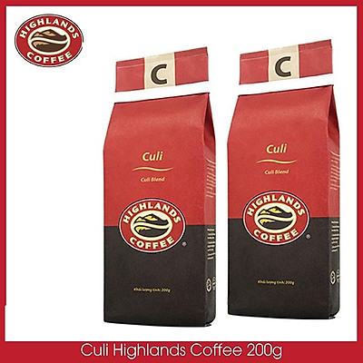 Cà phê Rang xay Culi Highlands Coffee 200g