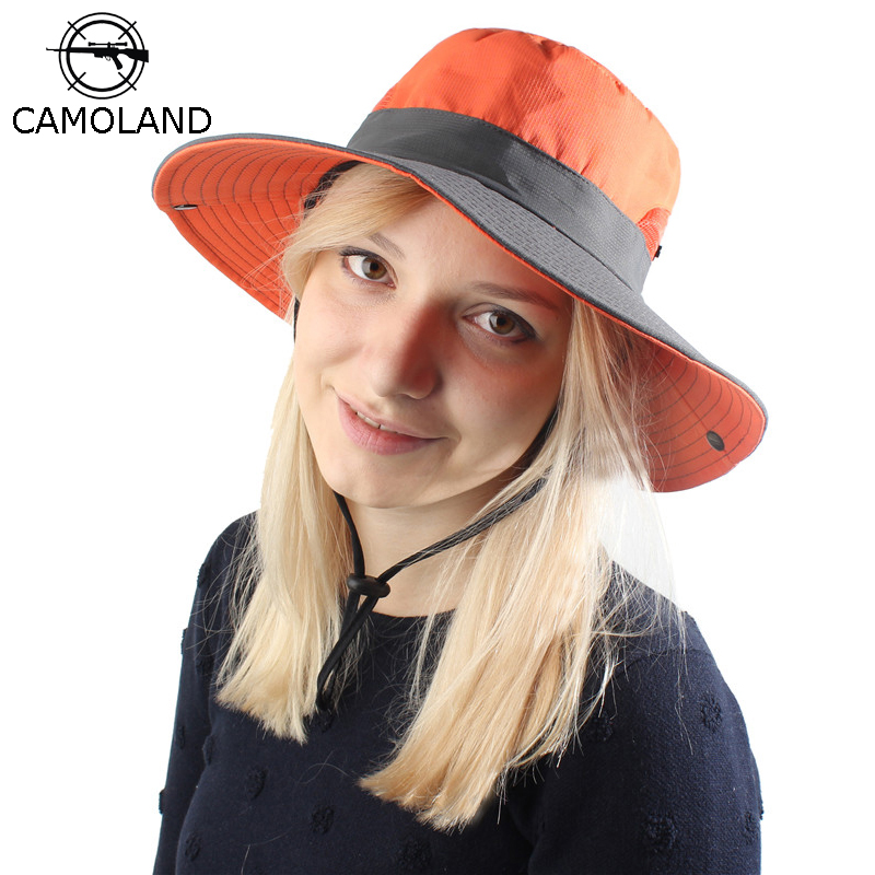 Gentlemange Waterproof UPF 50+ Sun Hat Bucket Men Women Fishing Boonie ...