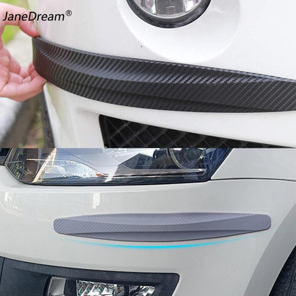 JaneDream 2Pcs Car Bumper Protector Strip Guard Corner Protection Strips Scratch Protector Crash Blade Anti-collision Guard Lip Stickers BYD ATTO 3