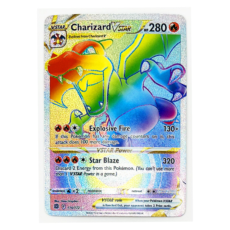 Pokemon PTCG Vmax Charizard Rayquaza Umbreon Toys Hobbies Hobby  Collectibles Game Collection Anime Cards