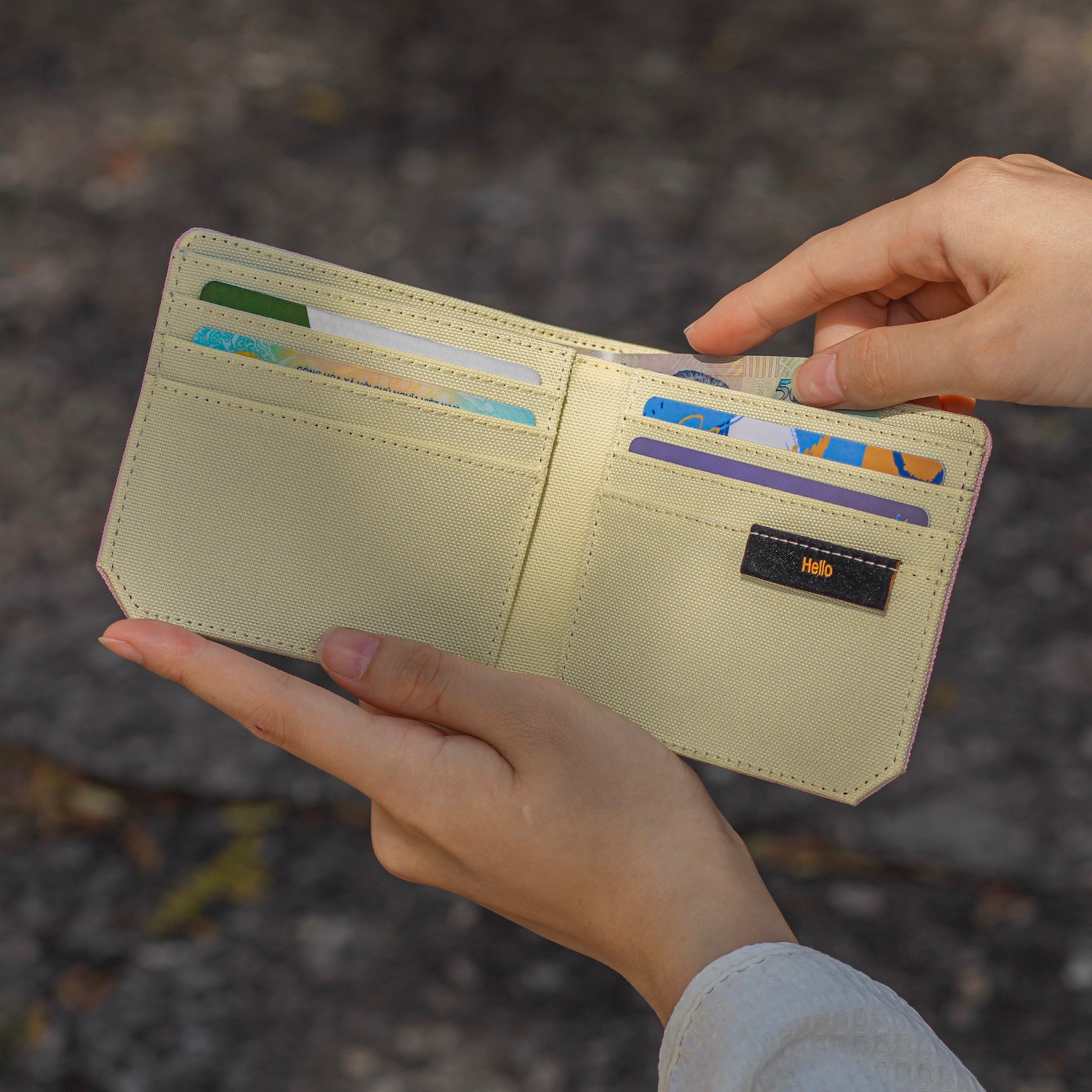 Ví Vải DIM Basic Wallet - Color Edition