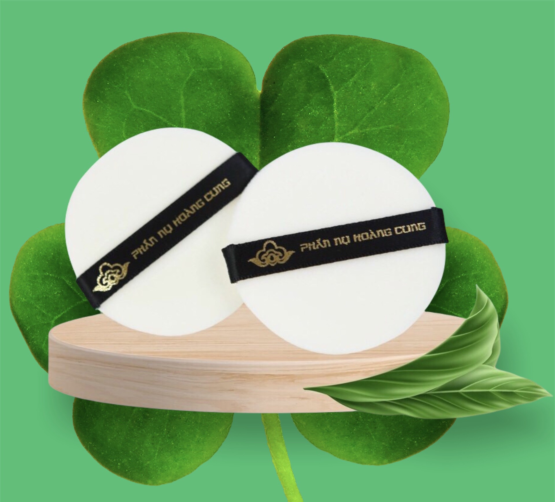 Bông Phấn Cotton Phấn Nụ Hoàng Cung