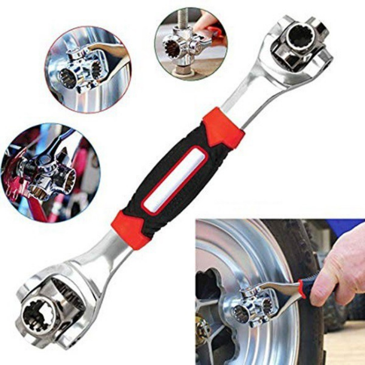 Bộ cờ lê đa năng 8 đầu xoay 48 chức năng