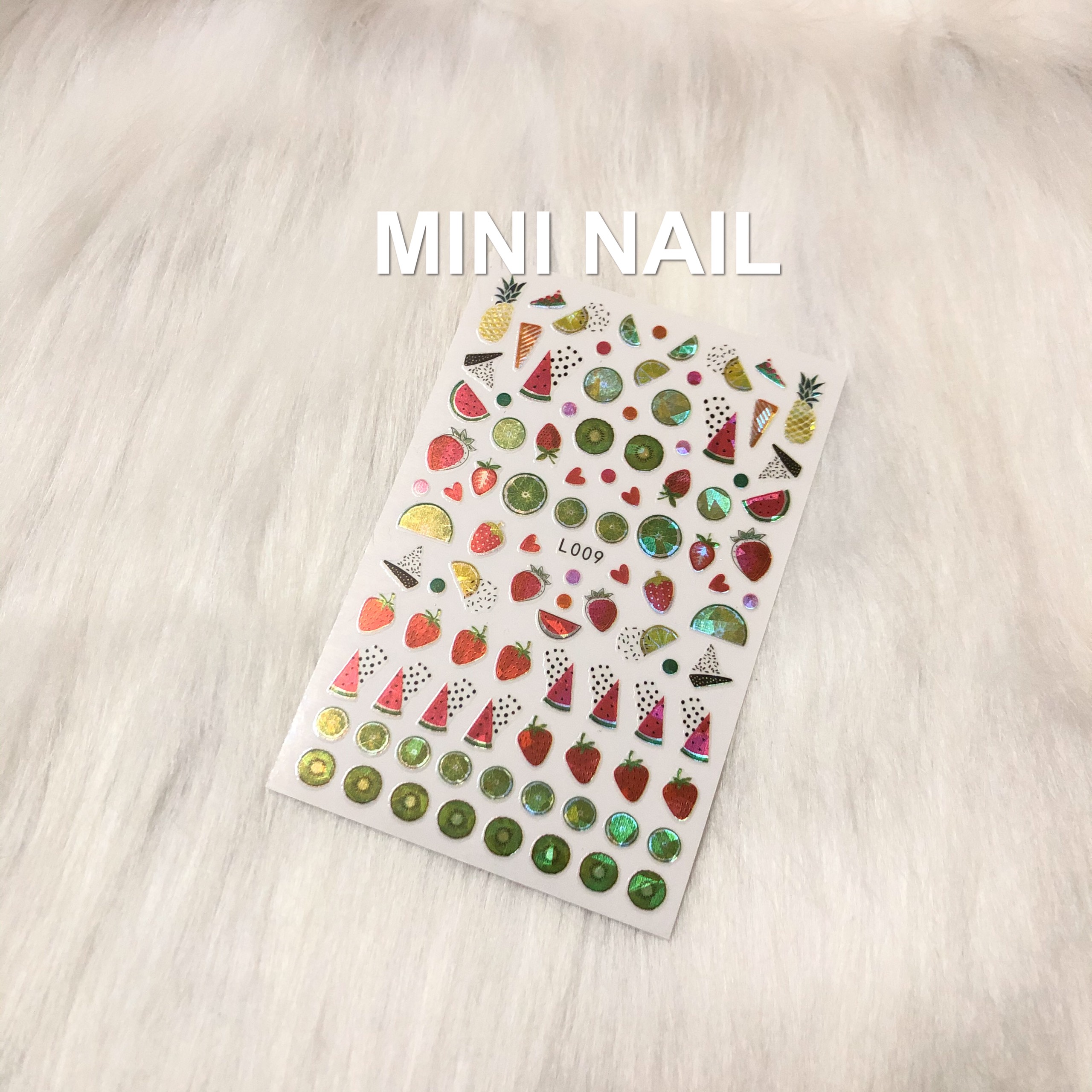 Sticker nail dán móng tay hình quả