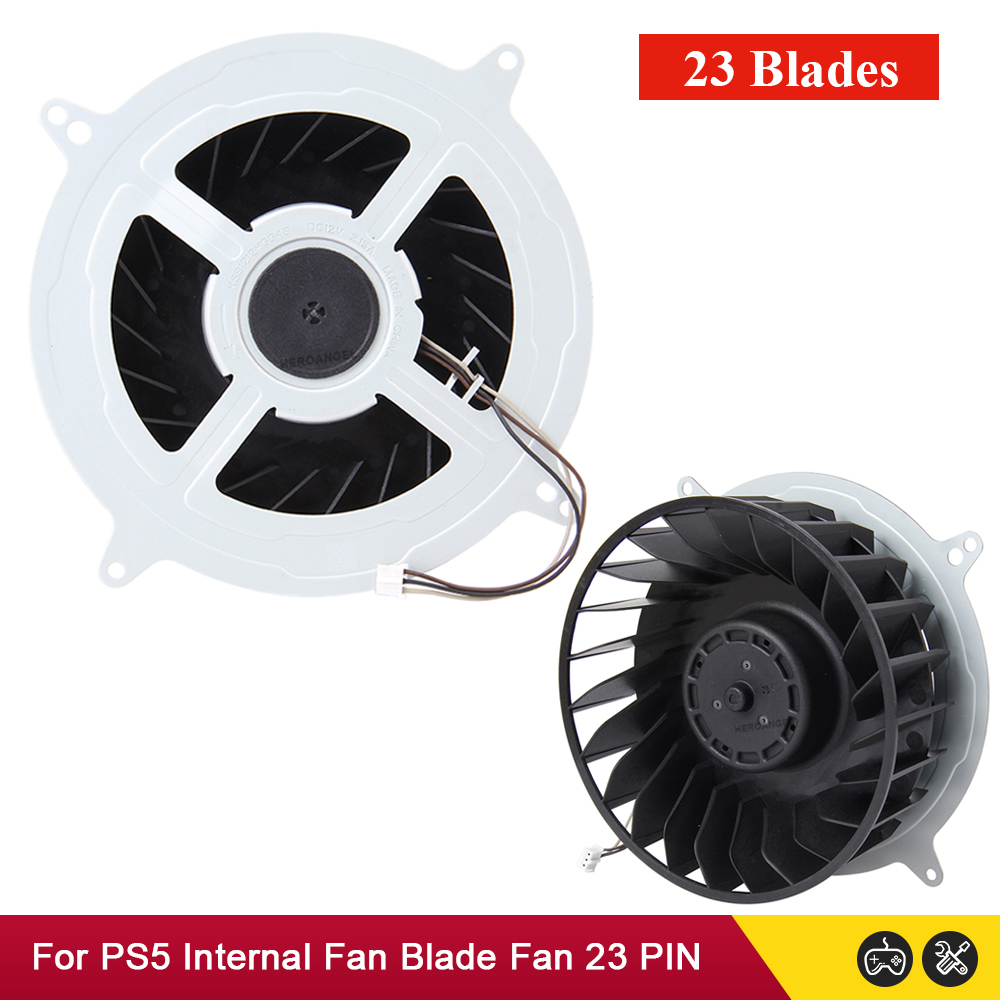 PS3 Slim Replacement Cooling Fan - 17 Blade Internal Fan For Better Heat Dissipation